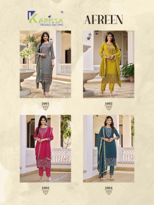 Karissa by Afreen LIVA Premium pure fancy karachi readymade suit catalog at wholesale price readymade suit catalogs