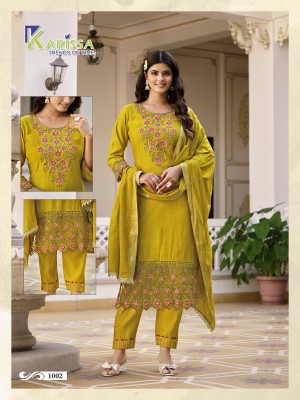 Karissa by Afreen LIVA Premium pure fancy karachi readymade suit catalog at wholesale price readymade suit catalogs