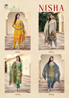 Karissa by Nisha Premium Heavy digital printed readymade suit collection with low price readymade suit catalogs