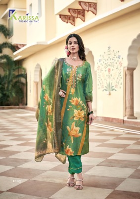 Karissa by Nisha Premium Heavy digital printed readymade suit collection with low price readymade suit catalogs