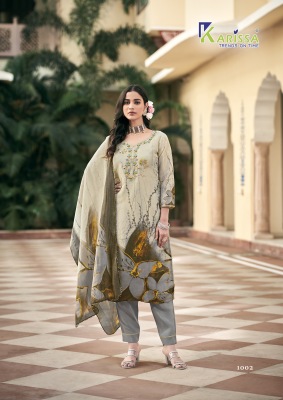 Karissa by Nisha Premium Heavy digital printed readymade suit collection with low price readymade suit catalogs