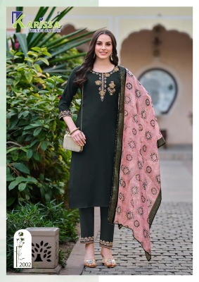 Karissa by Nora vol 2 premium fancy readymade kurti pant and dupatta catalogue at affordable rate readymade suit catalogs