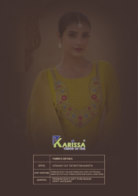 Karissa by Roshani Premium Designer Khatli work readymade suit catalogue at affordable rate readymade suit catalogs