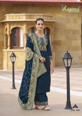 Karissa by Roshani Premium Designer Khatli work readymade suit catalogue at affordable rate readymade suit catalogs