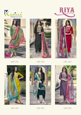 Karrisa by Riya premium heavy Khatali work top bottom and dupatta at low rate  readymade suit catalogs