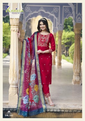 Karrisa by Riya premium heavy Khatali work top bottom and dupatta at low rate  readymade suit catalogs