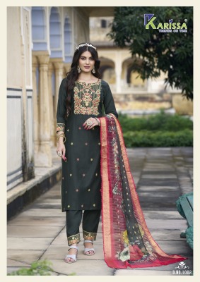 Karrisa by Riya premium heavy Khatali work top bottom and dupatta at low rate  readymade suit catalogs