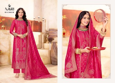 Karwa by Naari pure muslin handwork unstitched salwar suit catalogue salwar kameez catalogs