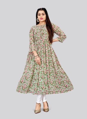 Kashish Kurti Georgette Print with cotton Kruti Only  Wholesale  kurtis catalogs