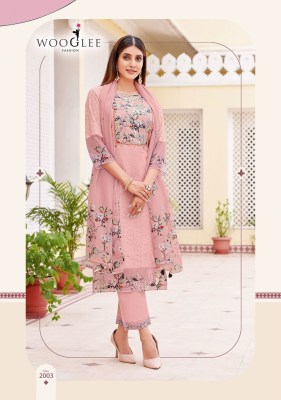 Kashmira by Wooglee Soft Cotton Thread Handwork readymade suit with affordable rate  readymade suit catalogs