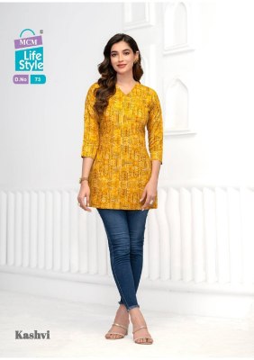 Kashvi Vol 5  MCM Pure cotton Printed Short western top catalogue at affordable rate western wear catalogs