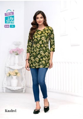 Kashvi Vol 5  MCM Pure cotton Printed Short western top catalogue at affordable rate western wear catalogs