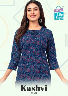 Kashvi vol 6 by Mcm life style cotton trendy priunted top catalogue Mcm life style 