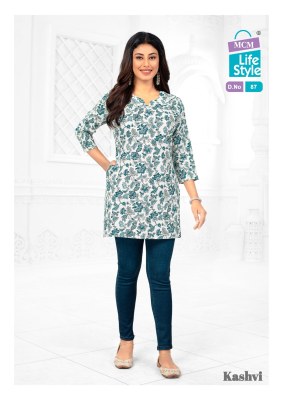 Kashvi vol 6 by Mcm life style cotton trendy priunted top catalogue western wear catalogs