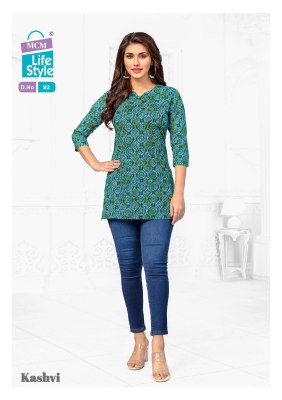 Kashvi vol 7 by MCM Life style pure cotton printed fancy short top catalogue western wear catalogs