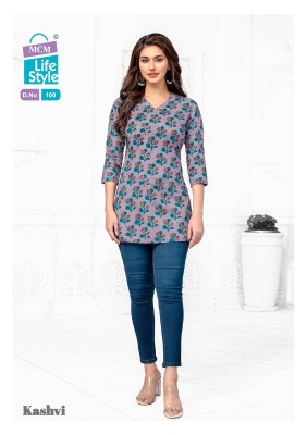 Kashvi vol 7 by MCM Life style pure cotton printed fancy short top catalogue western wear catalogs