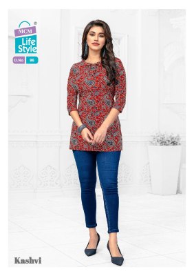 Kashvi vol 7 by MCM Life style pure cotton printed fancy short top catalogue western wear catalogs