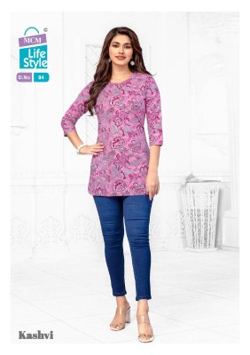 Kashvi vol 7 by MCM Life style pure cotton printed fancy short top catalogue western wear catalogs