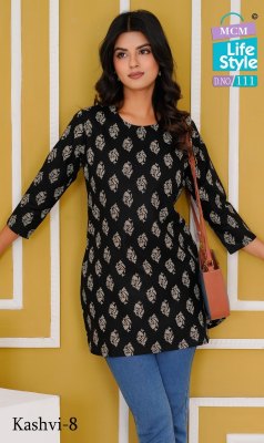 Kashvi vol 8 by MCM Fancy heavy cotton western top catalogue at affordable rate  western wear catalogs