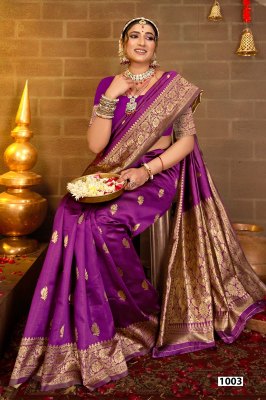 Katha Meetha by Saroj Soft silk Rich pllu silk saree with blouse at wholesale price sarees catalogs