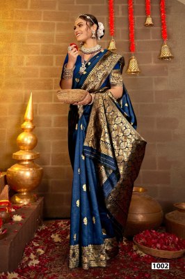 Katha Meetha by Saroj Soft silk Rich pllu silk saree with blouse at wholesale price sarees catalogs