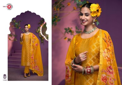 Kaveri edition 2 by Triple A Muslin exclusive unstitched salwar suit at amviexpo salwar kameez catalogs