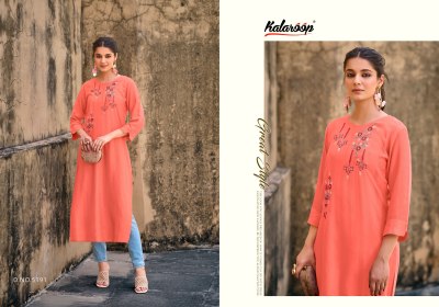 Kaviya by Kalaroop fancy embroidered readymade suit catalogue at affordable rate readymade suit catalogs