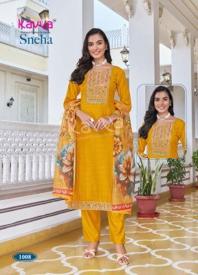 Kavya Sneha Vol 1 Premium Cross Dyed Viscose Veticane Kurti Set with Embroidered Top and Digital Print Chanderi Dupatta Wholesale kurtis catalogs