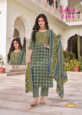 Kavya Zara Vol 16 Pure Cotton Readymade Salwar Kameez Wholesale Rate wholesale catalogs