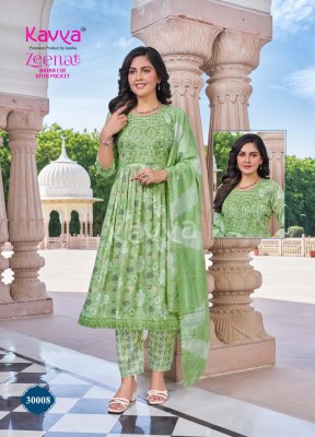 Kavya Zeenat Vol 30 Capsule Foil Print Embroidered Neck Top  Pant with Pocket And Chanderi Sequence Dupatta Suit Set Wholesale      kurtis catalogs