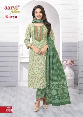 Kavya vol 1 by Aarvi fashion premium cotton kurti pant and dupatta  catalogue  readymade suit catalogs