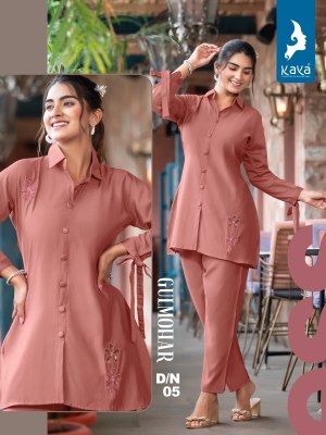 Kaya By Gulmohar kurti co ord set with work kurtis catalogs