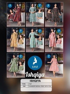Kaya Ishqiya Chanderi Anarkali Stylish Wholesale Kurti catalogue Wholesale Rate kurtis catalogs
