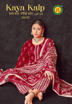 Kaya Kalp vol 2 by JT Fancy Pure cotton Printed Readymade suit catalogue at affordable rate wholesale catalogs