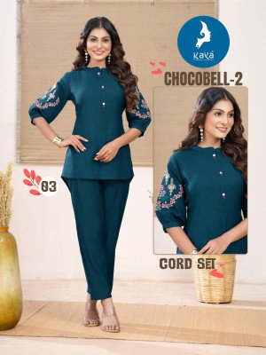 Kaya Kurti 2 Piece Co-ord Set Catalogue  Chocobel Latest Designs and wholesale kurtis catalogs kurtis catalogs