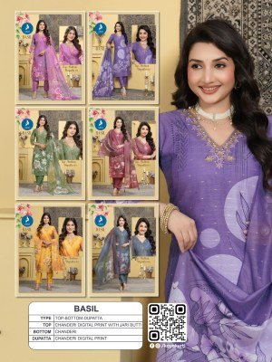 Kaya Kurti Basil Straight Cut Chanderi Digital Print Suit Set with Jari Butti Bottom And Dupatta Wholesale kurtis catalogs