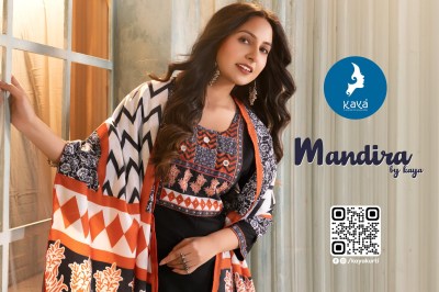 Kaya Kurti Mandhira Straight Cut Digital Print Kurti Pant And Dupatta Wholesale   kurtis catalogs