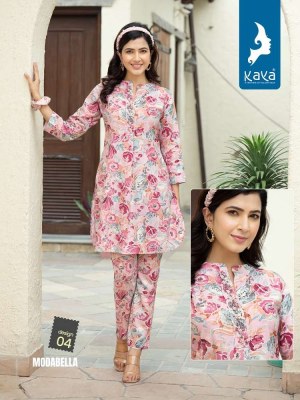 Kaya Kurti Presents Modabella Western Tunic Stylish Co Ord Set Kurti catalogue Dealers price  kurtis catalogs