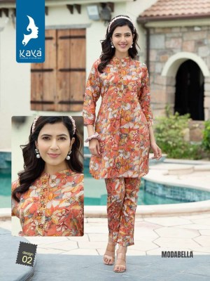 Kaya Kurti Presents Modabella Western Tunic Stylish Co Ord Set Kurti catalogue Dealers price  kurtis catalogs