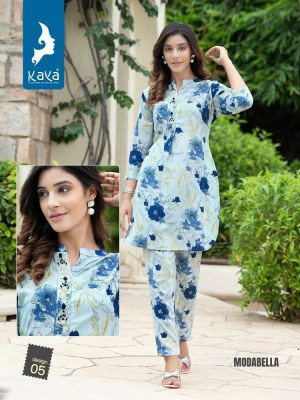 Kaya Kurti Presents Modabella Western Tunic Stylish Co Ord Set Kurti catalogue Dealers price  kurtis catalogs