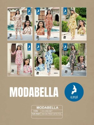 Kaya Kurti Presents Modabella Western Tunic Stylish Co Ord Set Kurti catalogue Dealers price  kurtis catalogs