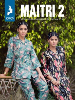 Kaya Kurti presents Maitri vol 2 co Ord set Kurti catalogue supplier  Kaya kurti