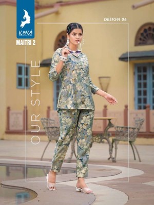 Kaya Kurti presents Maitri vol 2 co Ord set Kurti catalogue supplier  kurtis catalogs