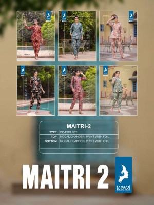 Kaya Kurti presents Maitri vol 2 co Ord set Kurti catalogue supplier  kurtis catalogs