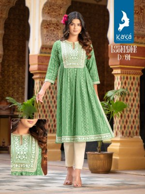 Kaya Lovender Nyra Cut Kurti catalogue online supplier  kurtis catalogs