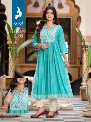 Kaya Lovender Nyra Cut Kurti catalogue online supplier  kurtis catalogs