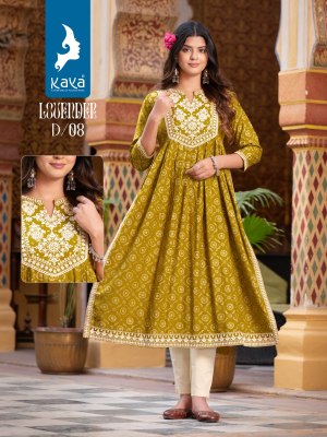 Kaya Lovender Nyra Cut Kurti catalogue online supplier  kurtis catalogs