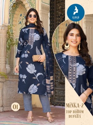 Kaya Menka 2 Exclusive Straight Kurti Pant with Designer Chanderi Dupatta Wholesale  kurtis catalogs
