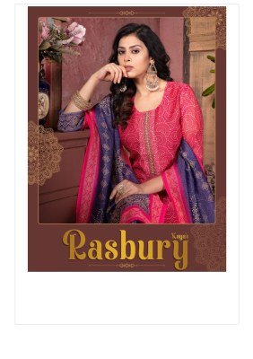 Kaya Rasbury Chanderi Digital Print Kurti Pant Set with Dupatta Elegant Ethnic Wear Wholesale Kaya kurti