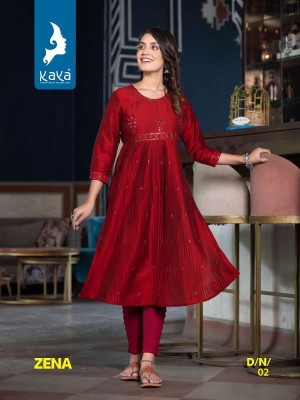 Kaya Zena Long Gown Stylish Kurti catalogue wholesaler  Kaya kurti